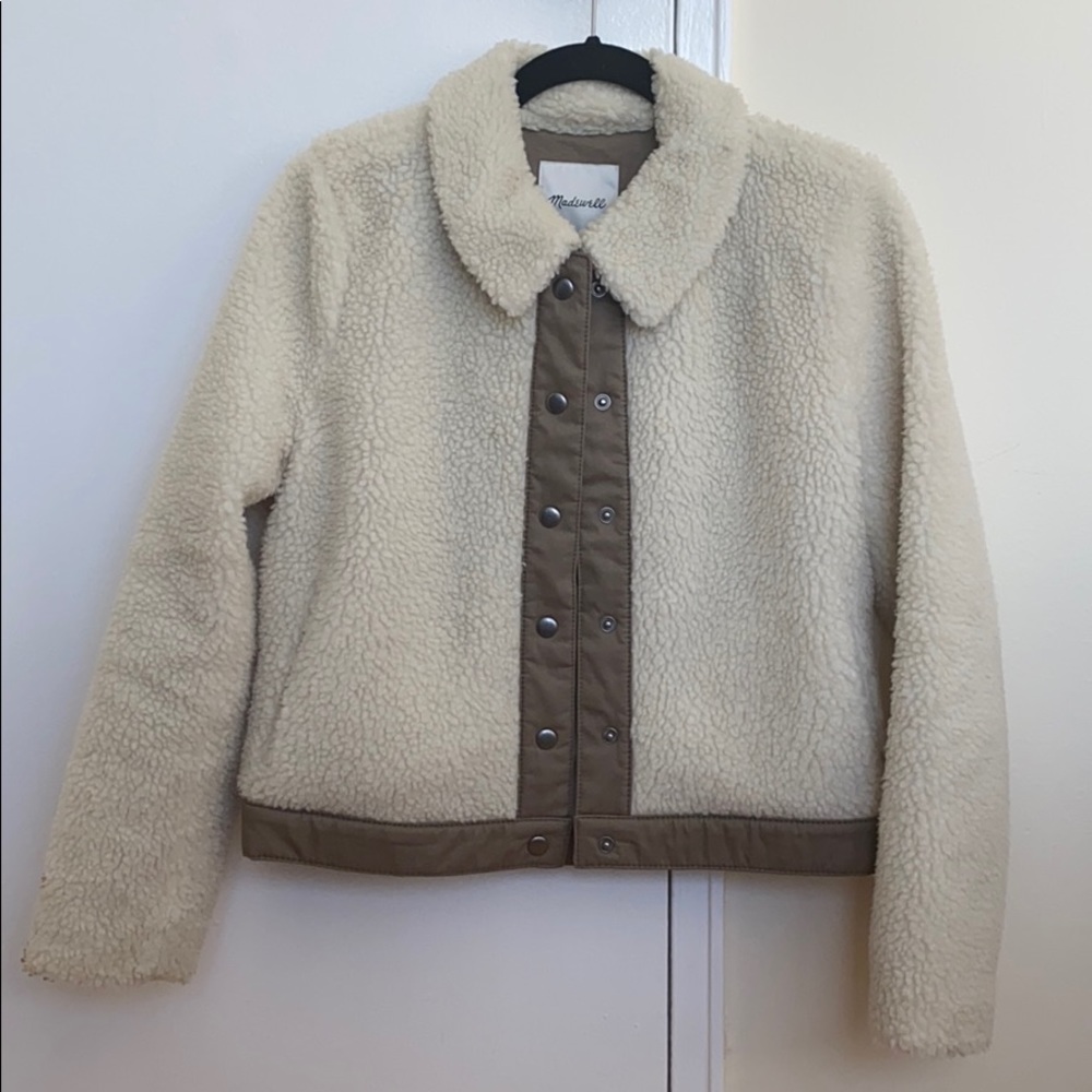 Madewell Sherpa Teddy Bear Jacket